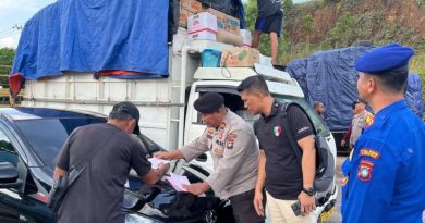 Jaga Lingga Aman, Polres Gelar Razia Humanis di Pelabuhan Roro Jagoh