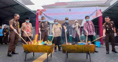 Kejari Tanjungpinang Musnahkan Narkoba Senilai Ratusan Juta: Kokain hingga Ekstasi Dimusnahkan