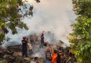 Rumah Kayu di Lorong Bunyu Dilalap Api, Warga Panik Saat Asap Pekat Membumbung