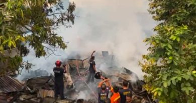 Rumah Kayu di Lorong Bunyu Dilalap Api, Warga Panik Saat Asap Pekat Membumbung