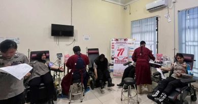 Sambut HUT ke-77, Polwan Polres Bintan Tunjukkan Kepedulian Lewat Donor Darah dan Bantuan Sosial
