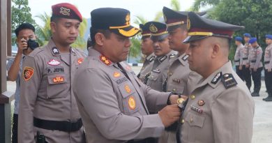 Kapolres Anambas Pimpin Sertijab Kabagops dan Kasihumas: Mutasi untuk Penyegaran dan Pemantapan Karier