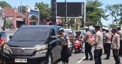 Sambut Kemerdekaan, Polresta Tanjungpinang Ajak Warga Kibarkan Semangat Lewat Merah Putih