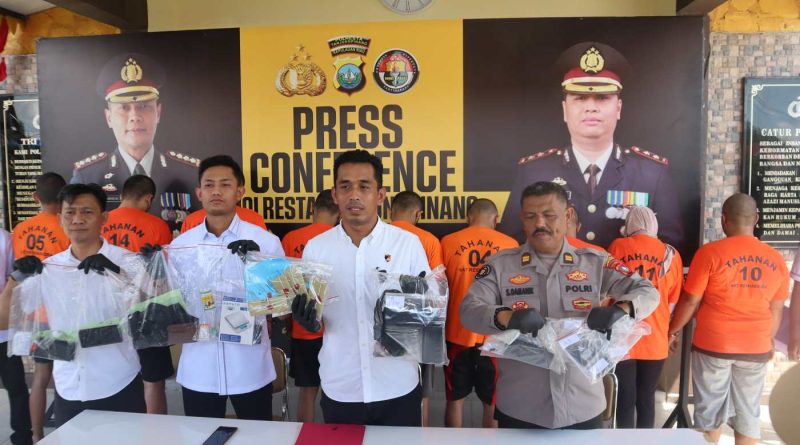 Satresnarkoba Tanjungpinang Bongkar 6 Kasus Narkoba Selama Juli: 9 Pengedar Diciduk, 56,52 Gram Sabu Disita