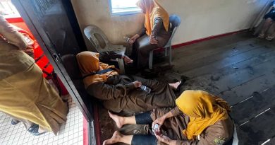 Diterjang Angin Kencang, Pompong Kelurahan Penyengat Tenggelam Usai Apel di Senggarang