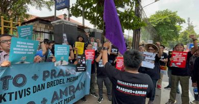 AJI dan Koalisi Sipil Gelar Aksi Dukung Tempo di Tengah Gugatan Rp200 Miliar Menteri Pertanian