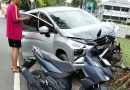 Xpander Ringsek Usai Tabrak Pohon di Tanjungpinang, Sopir Diduga Mengantuk