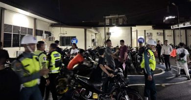Ratusan Pelanggaran Terjaring Operasi Zebra Seligi 2025 di Tanjungpinang, 71 Motor Balap Liar Disita