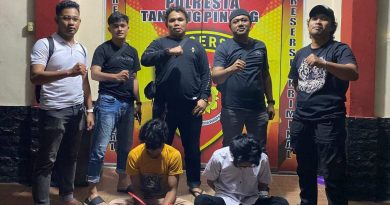 Unit Jatanras Satreskrim Polresta Tanjungpinang Bongkar Pencurian Mesin Cetak, Dua Pria Diamankan