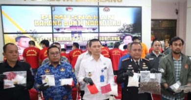 Polresta Barelang Musnahkan Barang Bukti Narkotika, Ribuan Jiwa Berhasil Diselamatkan